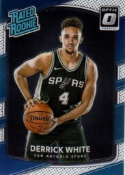 2017-18 Panini Donruss Optic Rated Rookie #172 Derrick White - Spurs